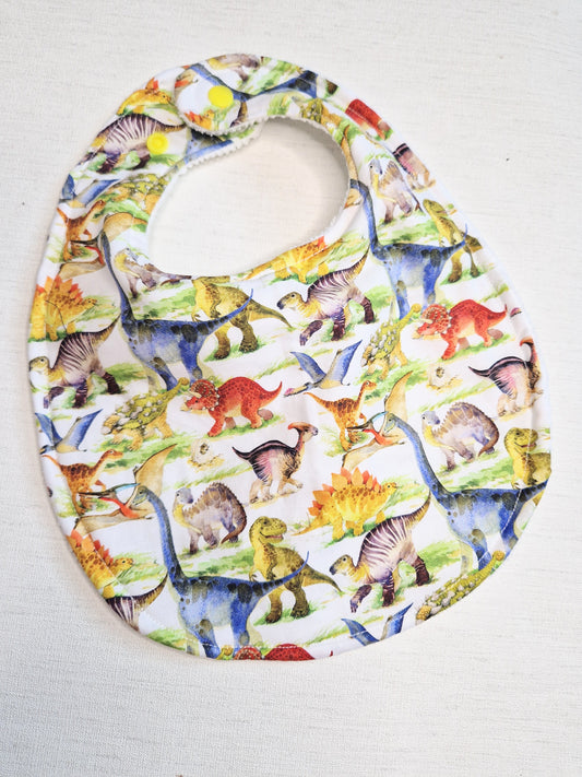 Dinoland dribble bib