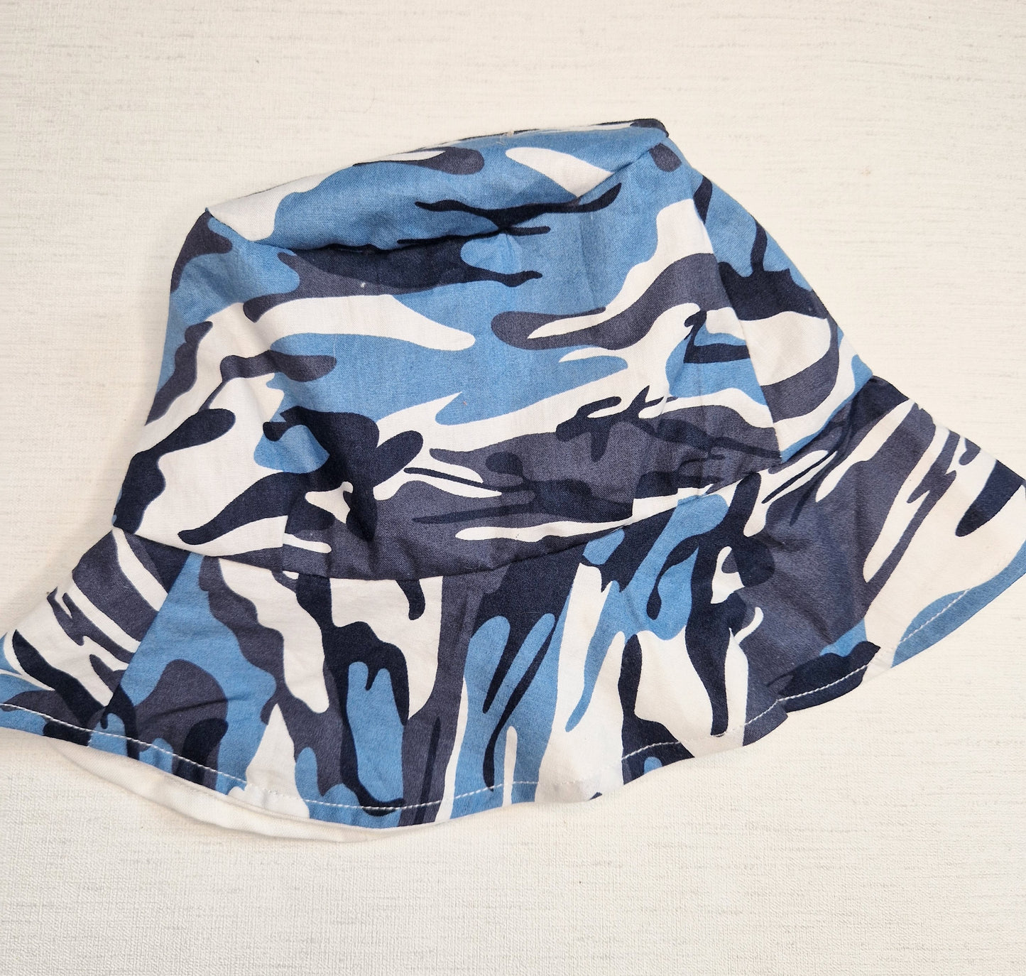 Blue camoflage sunhat