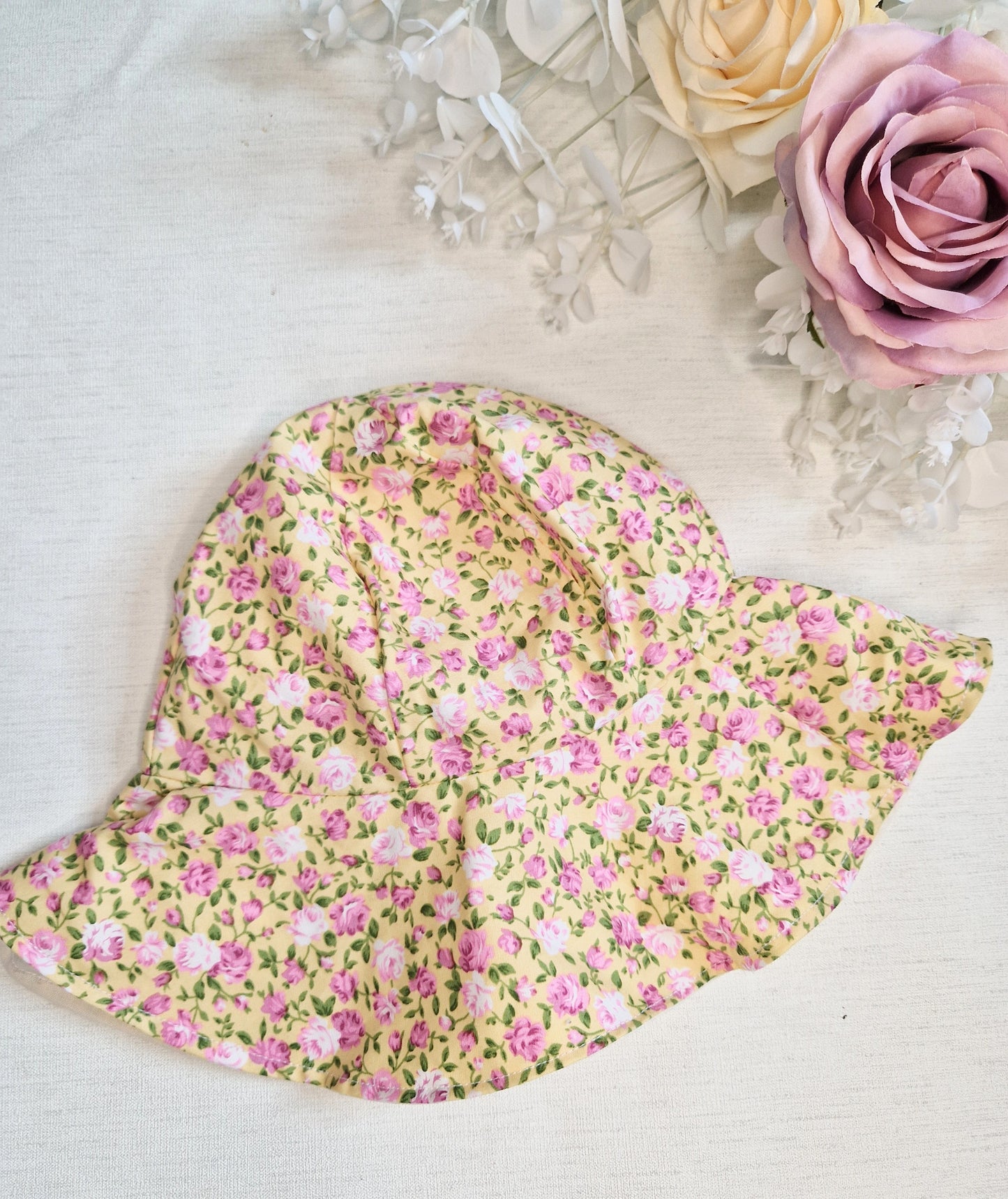 Spring floral sunhat