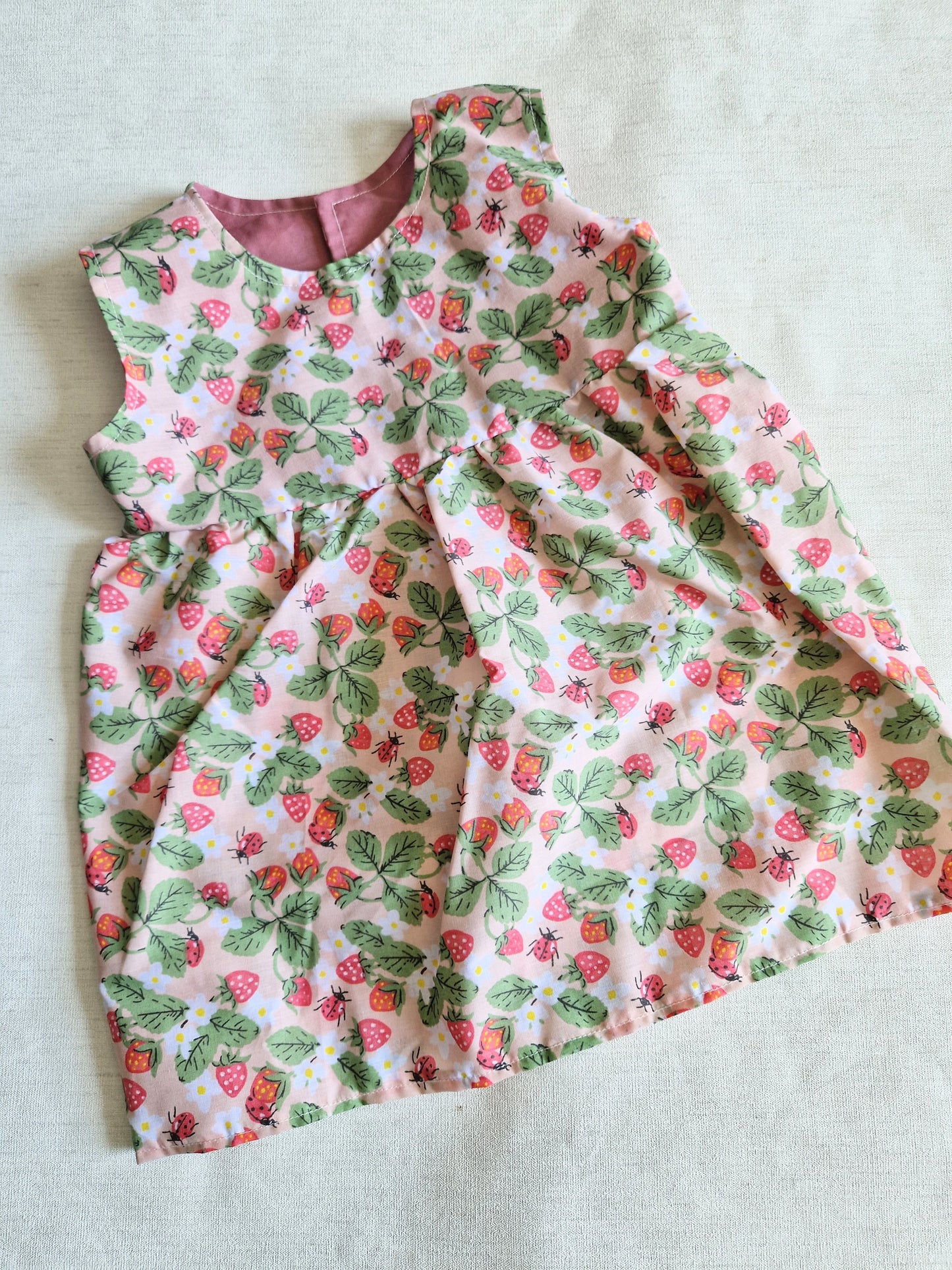 Strawberry georgie dress 18-24 months