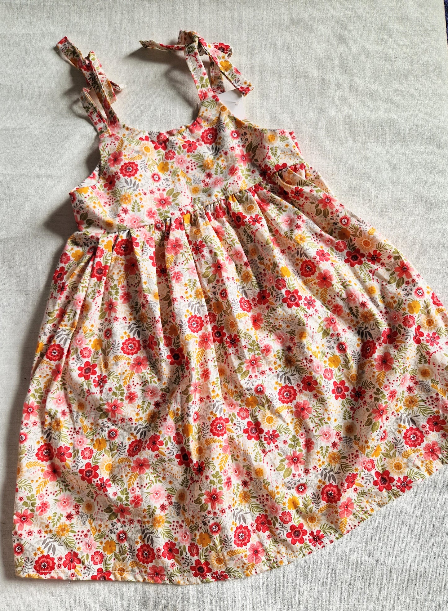 Spring flowers frankie dress 2-3 years