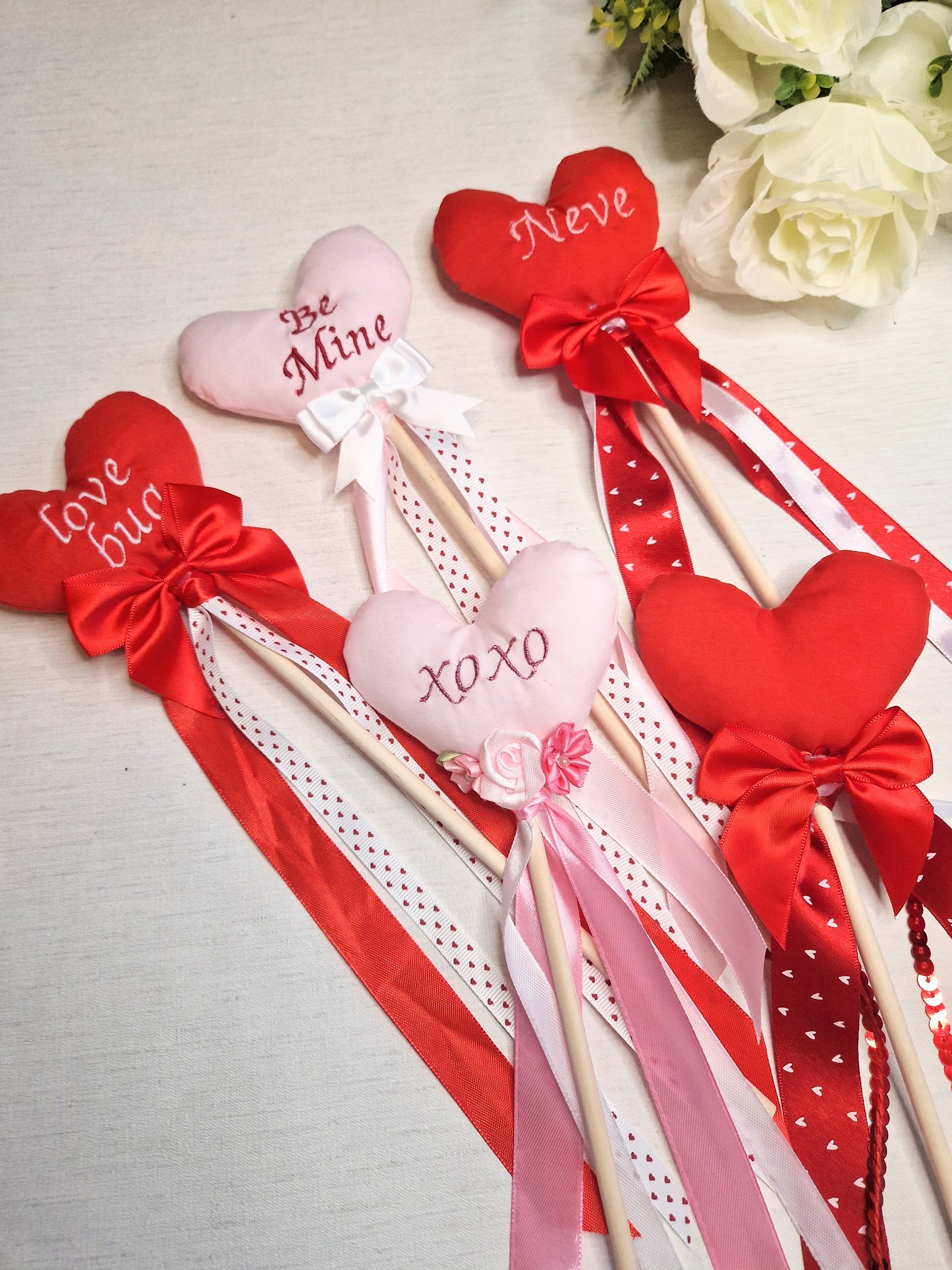 Love bug valentines wand