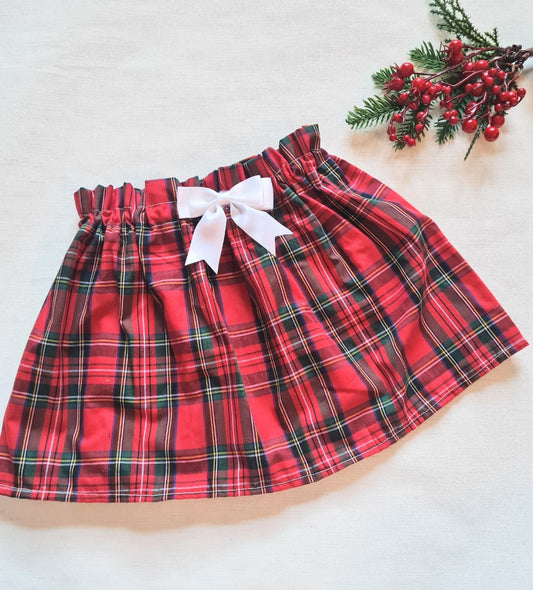 Christmas tartan skirt