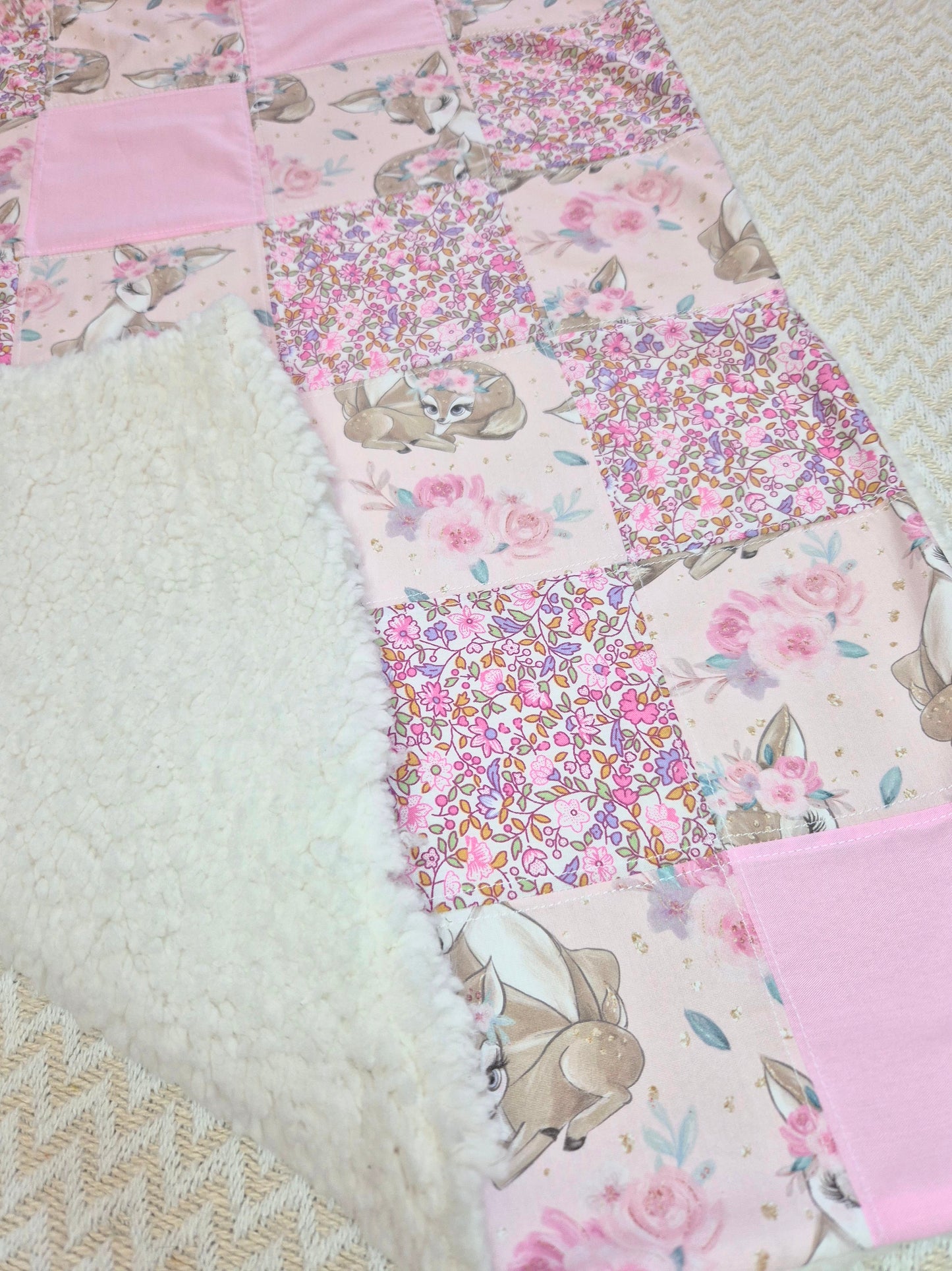 Bambi dream patchwork blanket