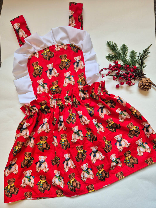 Christmas teddy annie dress