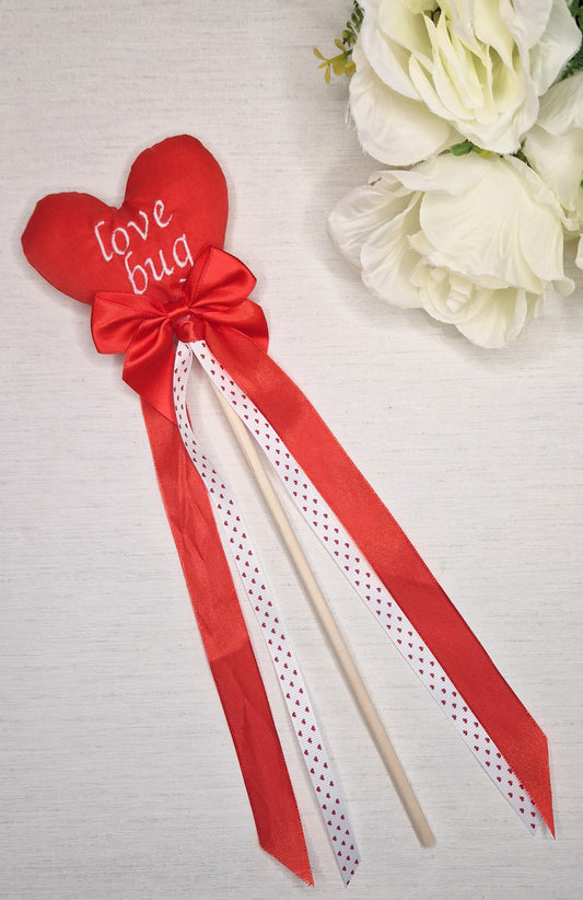 Love bug valentines wand