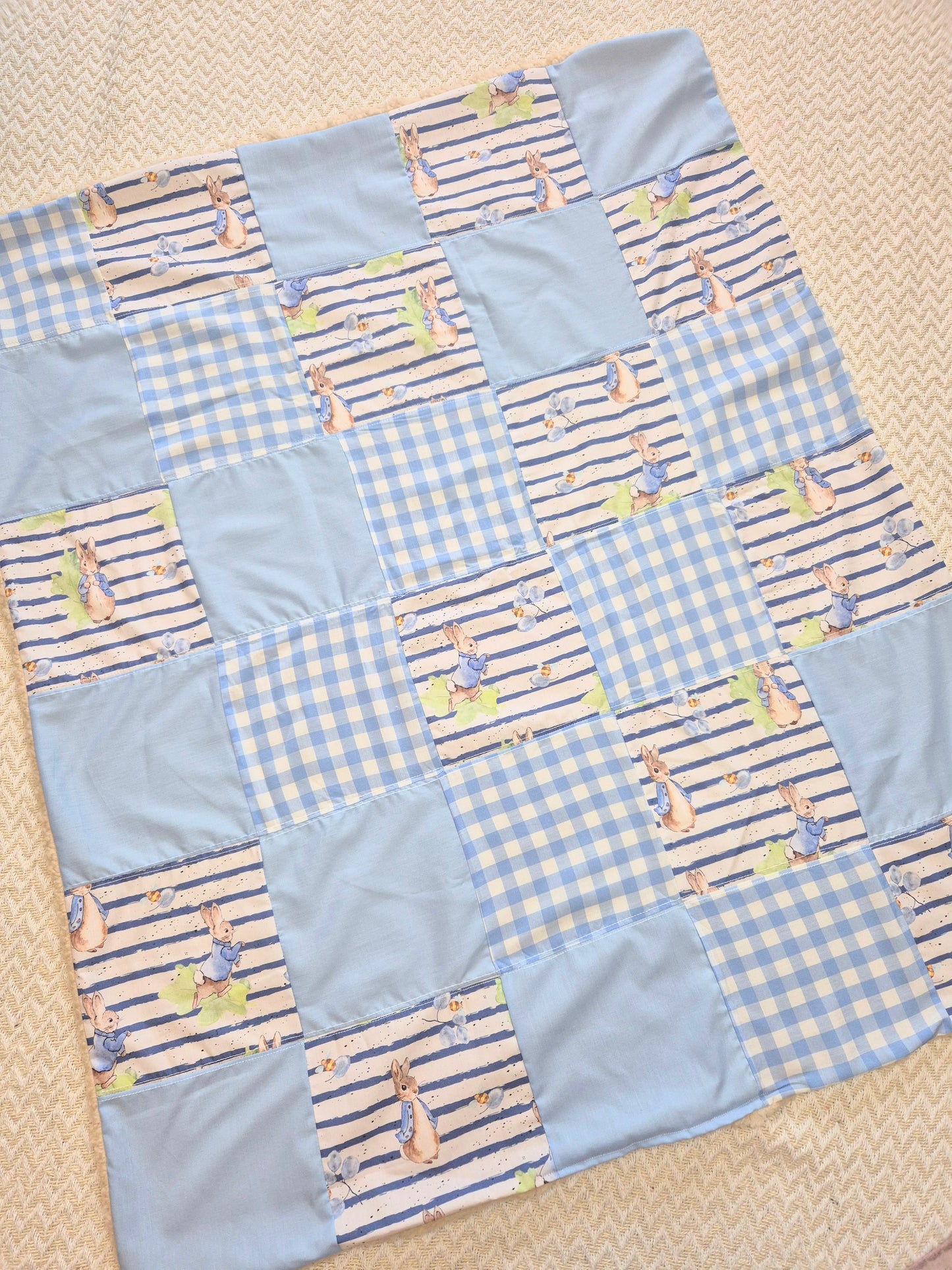 Peter rabbit patchwork blanket