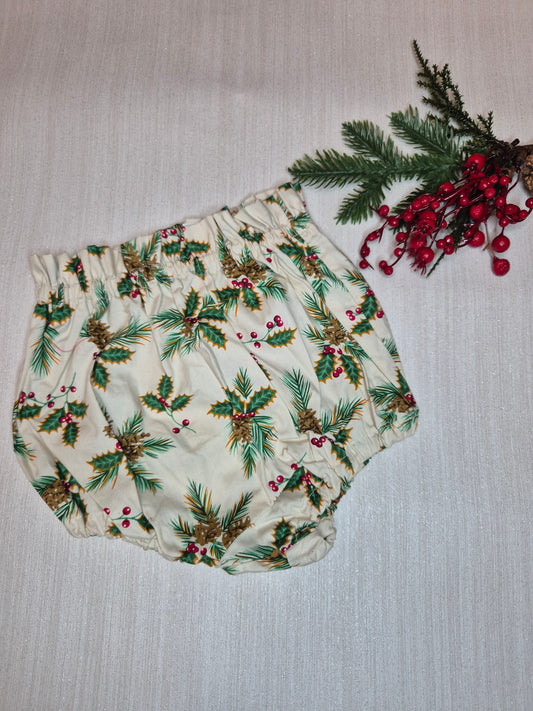 Cream holly bloomers