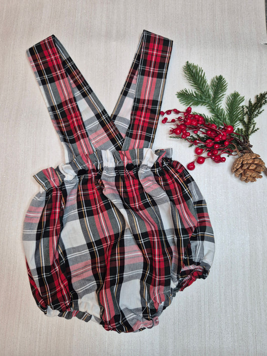 Unisex tartan braced bloomers