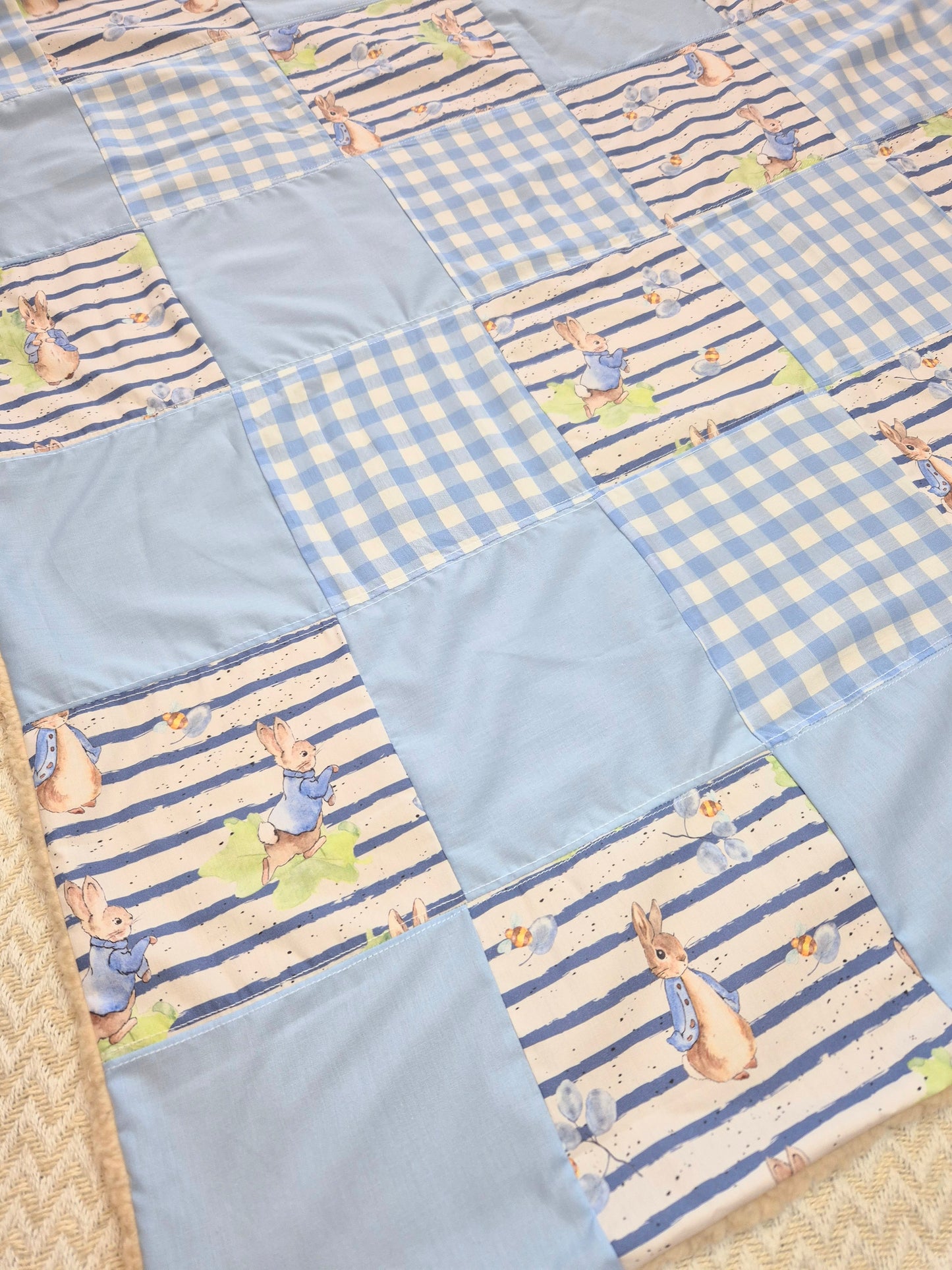 Peter rabbit patchwork blanket