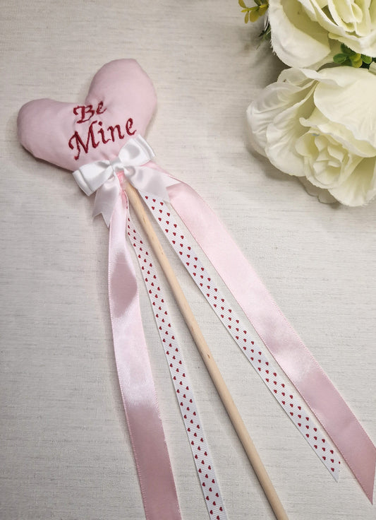 Be mine heart valentines wand