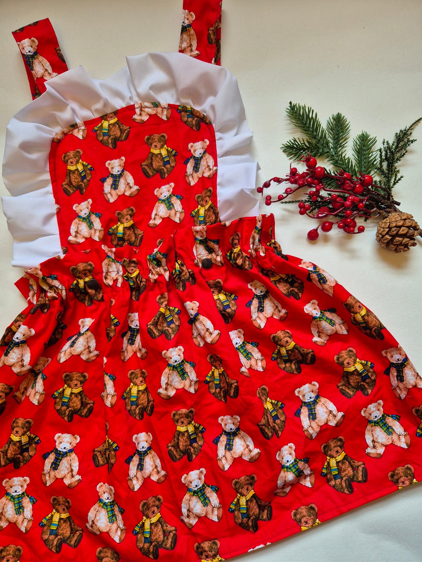 Christmas teddy 2 in 1 annie dress