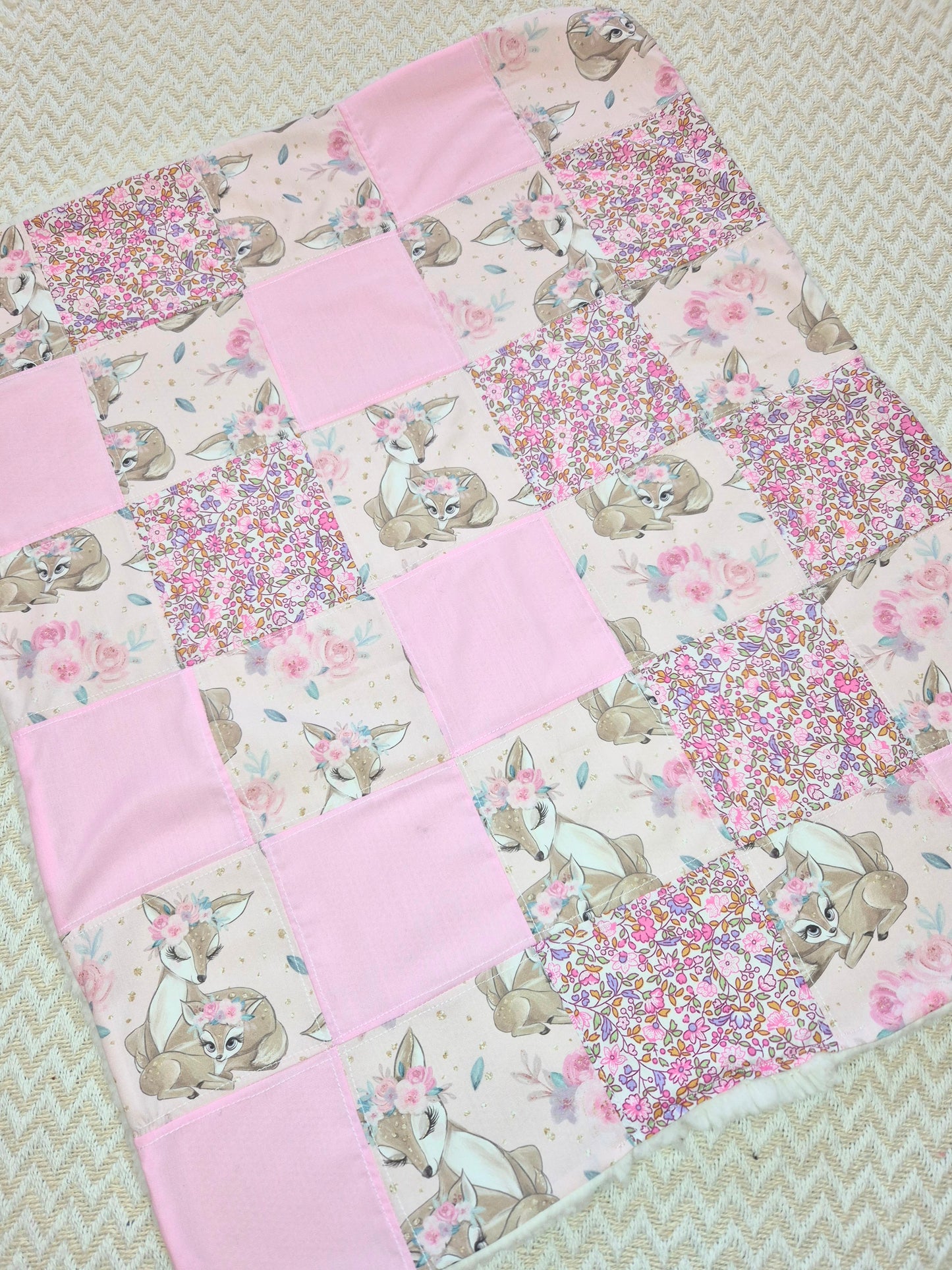 Bambi dream patchwork blanket