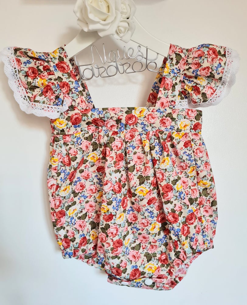 Floral anabelle romper 12-18 months