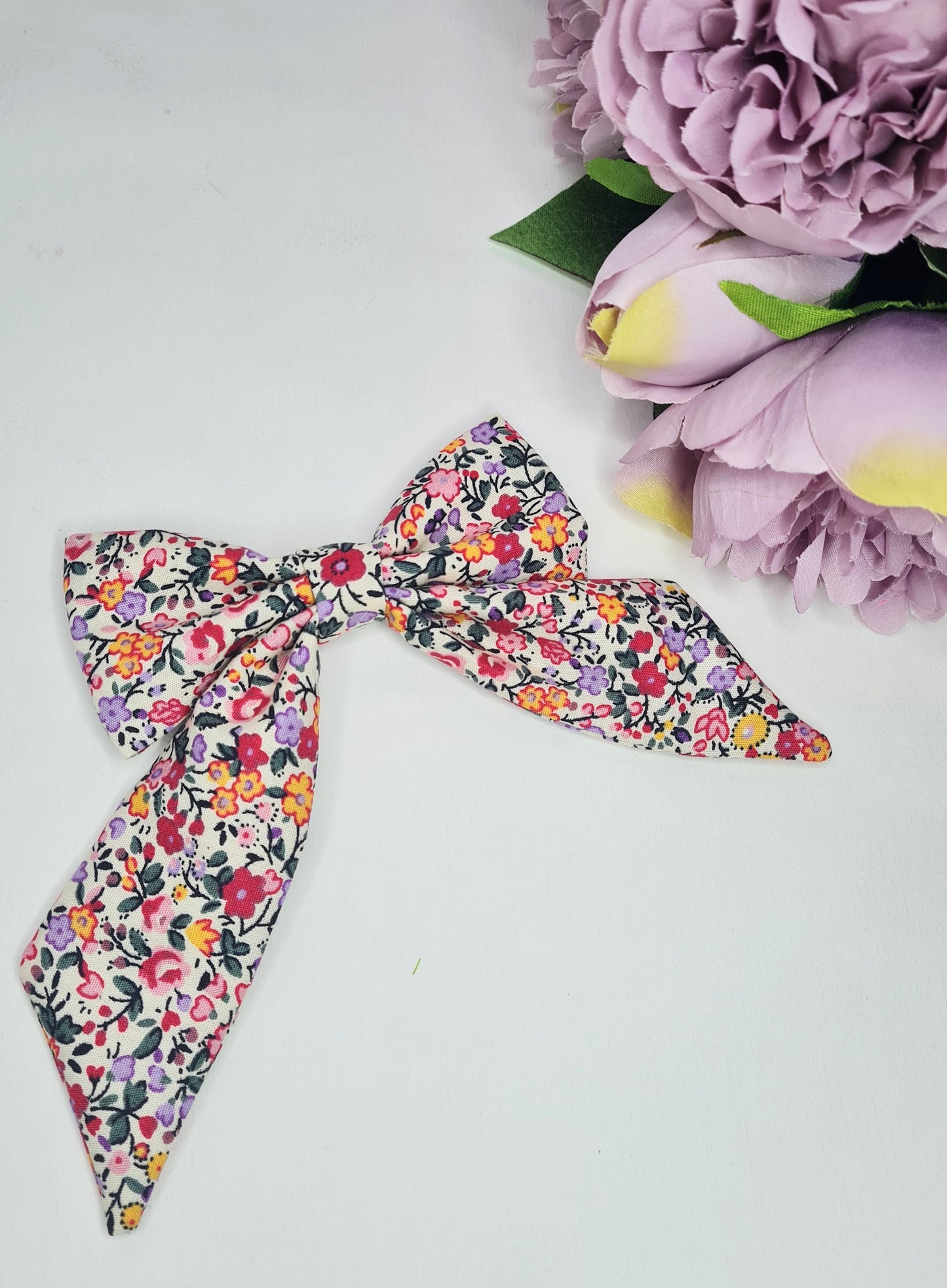 Spring ditsy Nansi bow