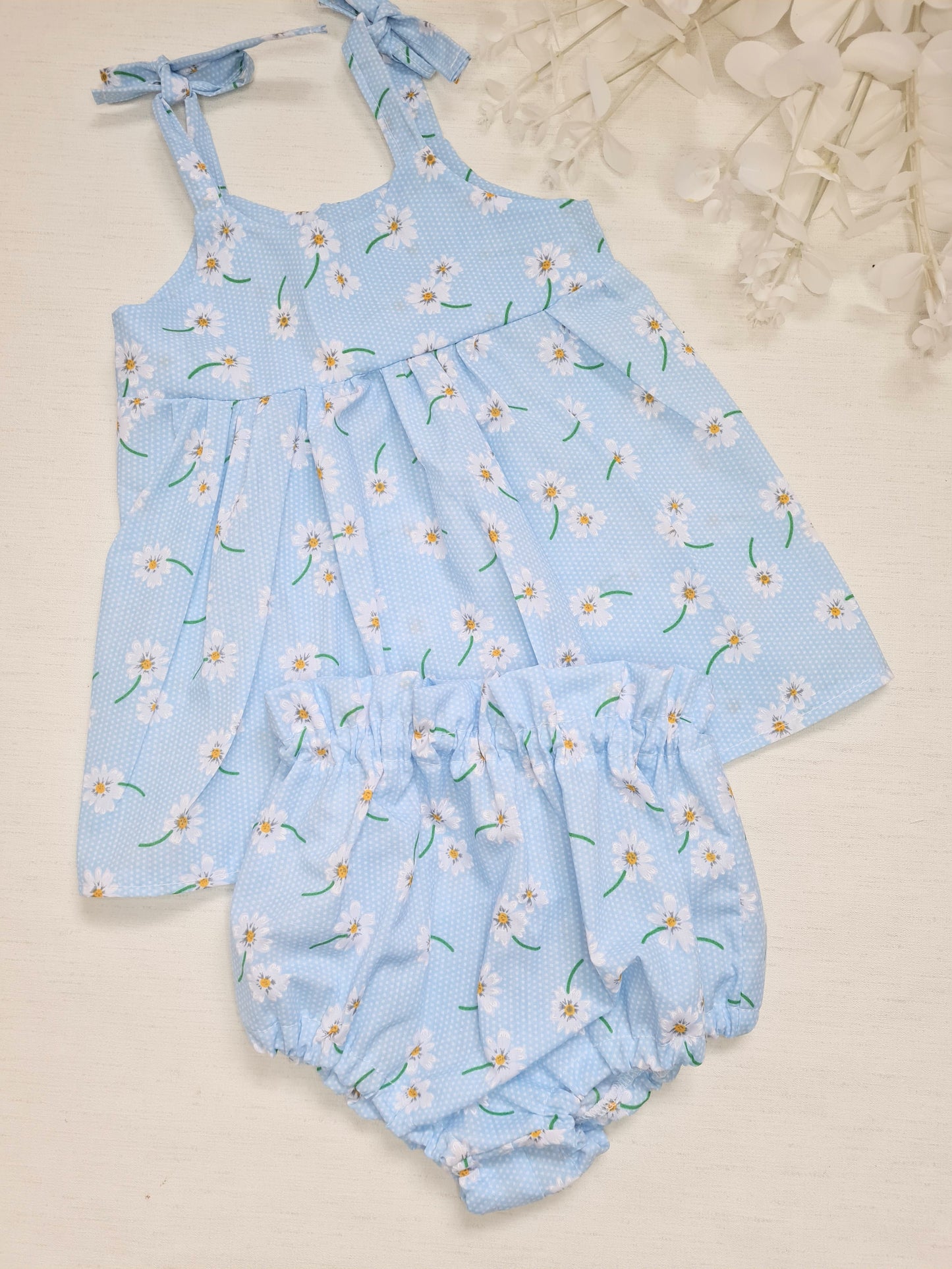 Blue daisy spring 2 piece