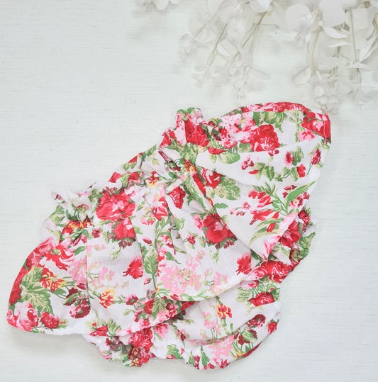 Berry floral peplum bloomers 12-18 months