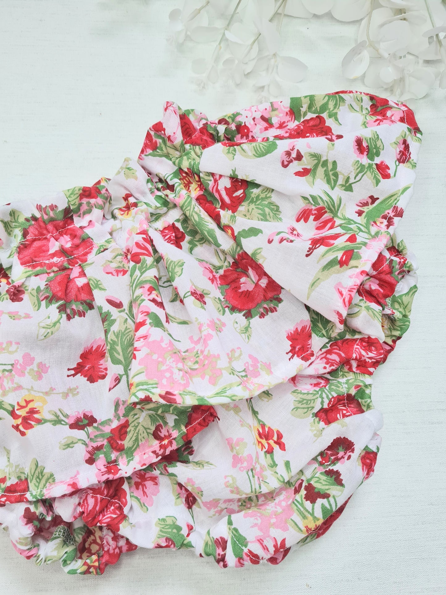 Berry floral peplum bloomers 12-18 months