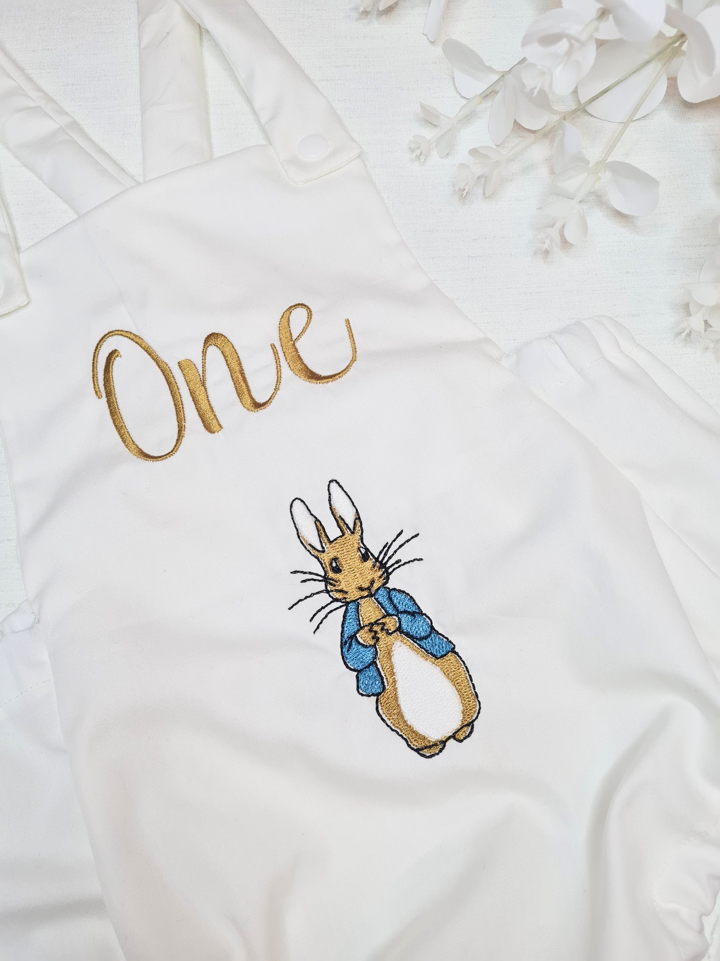 Peter rabbit birthday romper