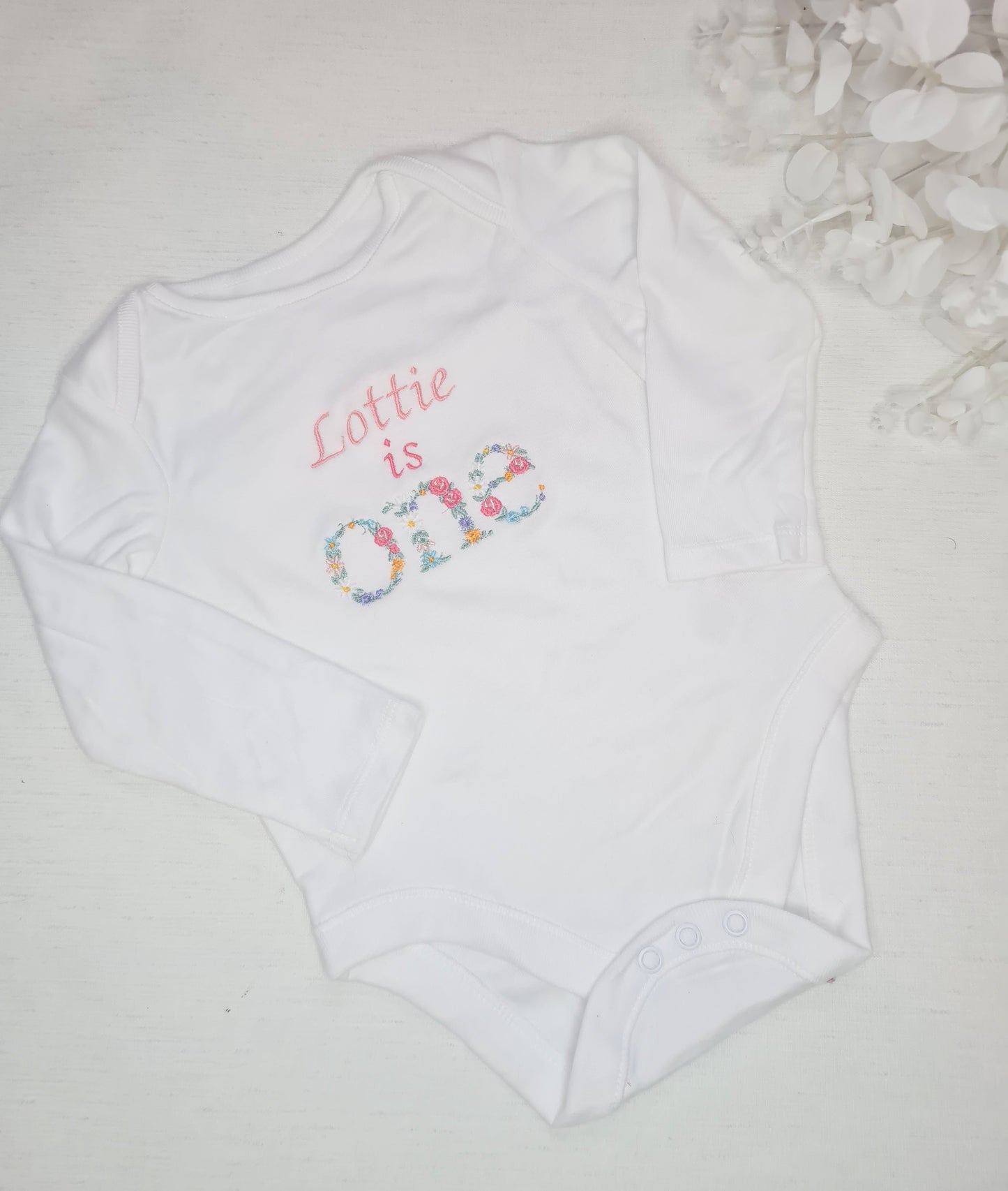 Personalised birthday one vest